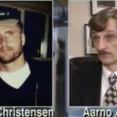 Steen Christensen och hans advokat Aarno Arvela