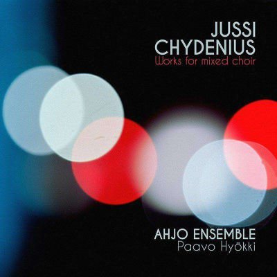 Ahjo Ensemblen levyn kansikuva (Jussi Chydeniuksen musiikkia).
