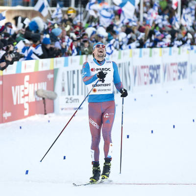 Sergej Ustiugov vinner skiathlon, VM 2017.