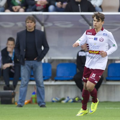 Pappa och son Eremenko med Jaro i ligan år 2015.