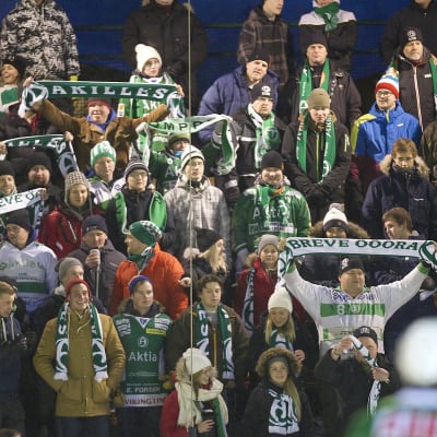 Akillesfans, HIFK-Akilles, januari 2015.