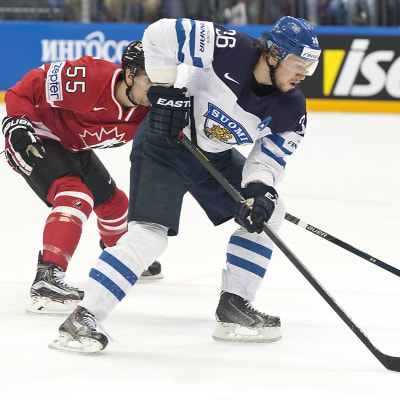 Jussi Jokinen och Finlands anfallare kom ingen vart mot Kanada.