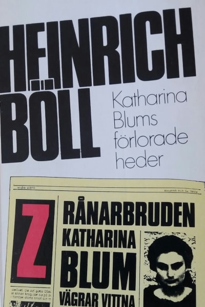 Pärm till Heinrich Bölls bok Katharina Blums förlorade heder