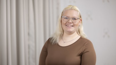 Luciakandidat nr. 1 Emma Malm.