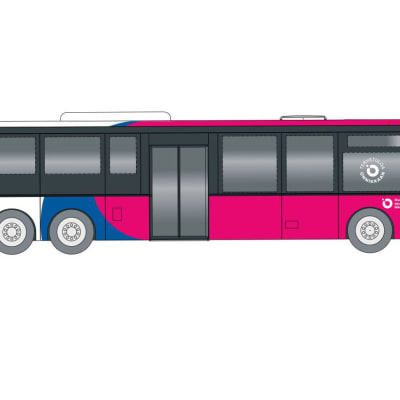Oulun seudun liikenteen bussi.