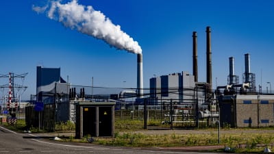 Unipers kolkraftverk i Rotterdam i Nederländerna. 