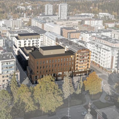 OP Pohjois-Savon uusi toimitalo, havainnekuva