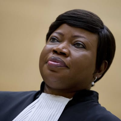 Kansainvälisen rikostuomioistuimen ICC:n pääsyyttäjä Fatou Bensouda.