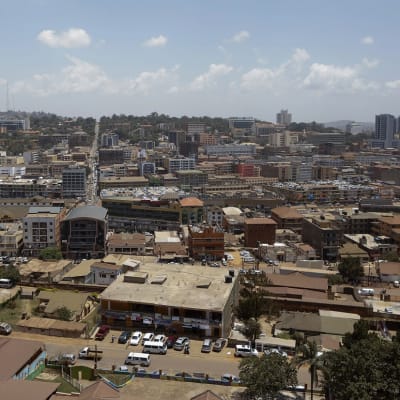 Ugandan pääkaupunki Kampala helmikuussa 2016.