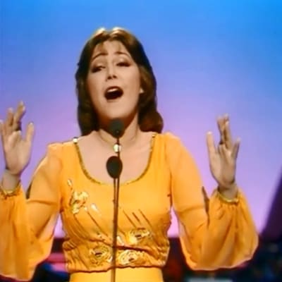 Franska Marie Myriam vann Eurovisionen år 1977.