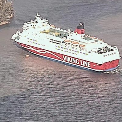 Viking Amorella har gått på grund utanför Åland den 20 september.