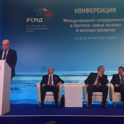 Arktisten maiden konferenssi Moskovassa.