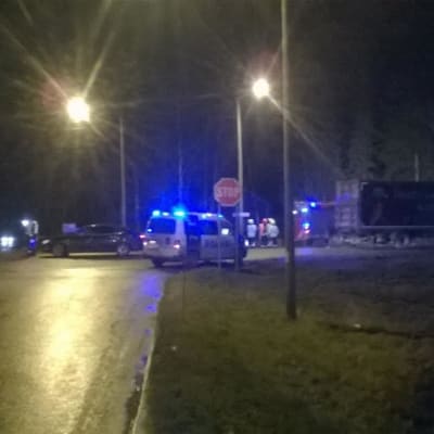 Trafikolycka i Oripää 16.12.2015