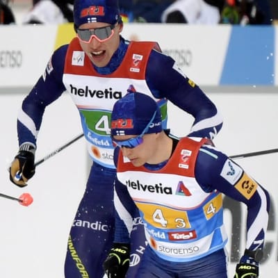 Iivo Niskanen och Matti Heikkinen.