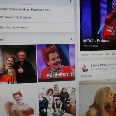 Salme Pasin Facebook-sivu