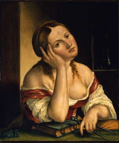 Georg Pencz - Die Melancholie 1545