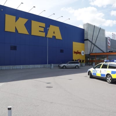 Ikea i Västerås efter knivhuggningen den 10 augusti 2015.