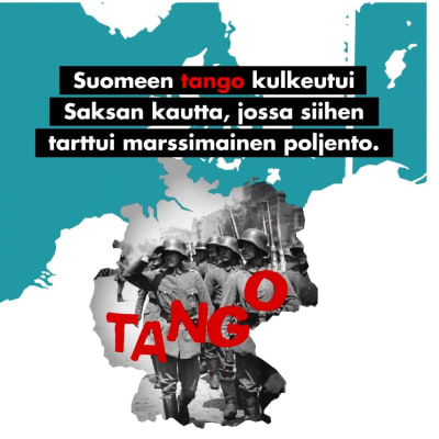 Tango kulkeutui Suomeen Saksan kautta.