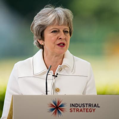 Britannian pääministeri Theresa May. 21.5.2018.