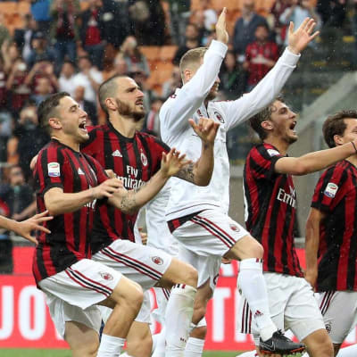 AC Milan firar.