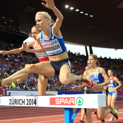 Sandra Eriksson Zürichin EM-kisoissa 2014.