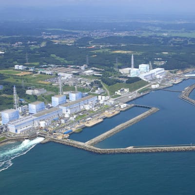 Kärnkraftverket Fukushima 1 (Daiichi) i Japan.