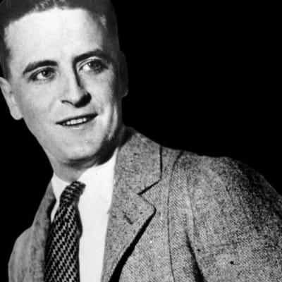 Yhdysvaltalainen kirjailija F. Scott Fitzgerald.