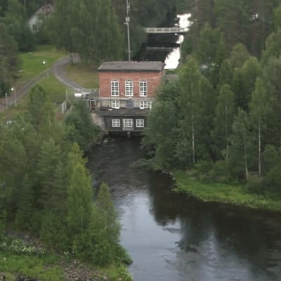 Björkfors kraftverk i Esse å.