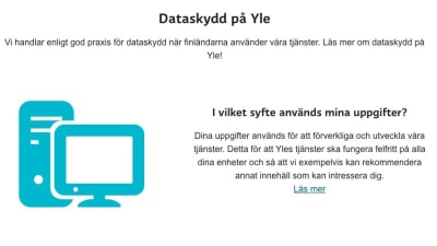 Dataskydd på Svenska Yle