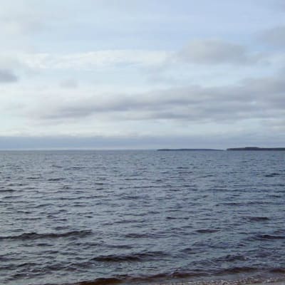 Sjön Säämäjärvi i ryska Karelen.