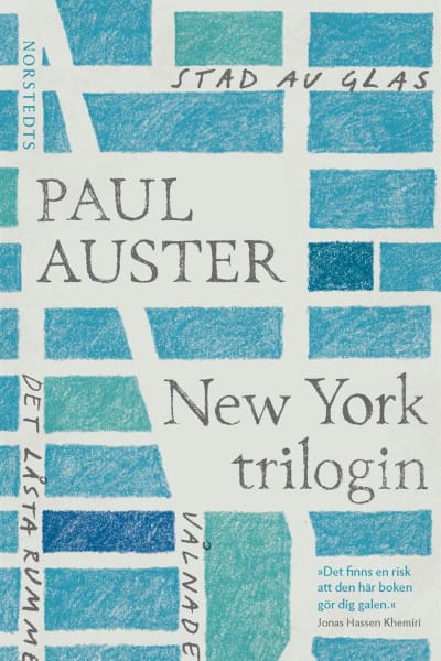 Pärmbild till Paul Austers New York-trilogi.