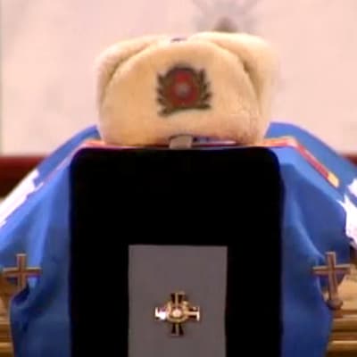 Adolf Ehrnroothin arkku Helsingin tuomiokirkossa (2004).