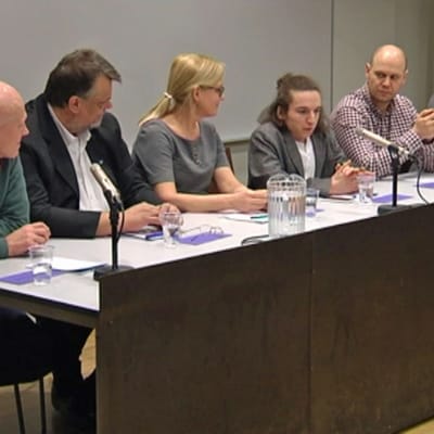 Paneldebatt om rasism i valrörelsen 2015.