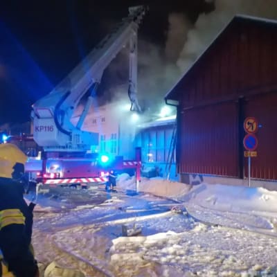 Brand vid naturhistoriska museet Kieppi i Karleby.