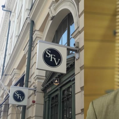 Svenska folkskolans vänners logo och Mats Löfström inklippt.