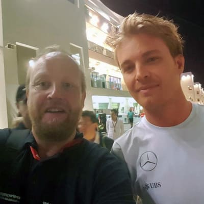 Tony Svartsjö och Nico Rosberg