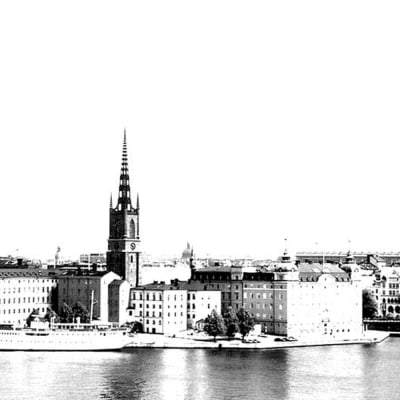Tukholman kaupunki. Kuva: Riku Kaminen 2003. Kuva manipuloitu