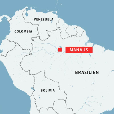 Manaus i Brasilien