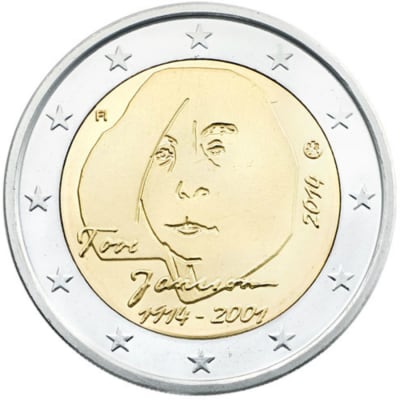 Jansson får ett två euros specialmynt