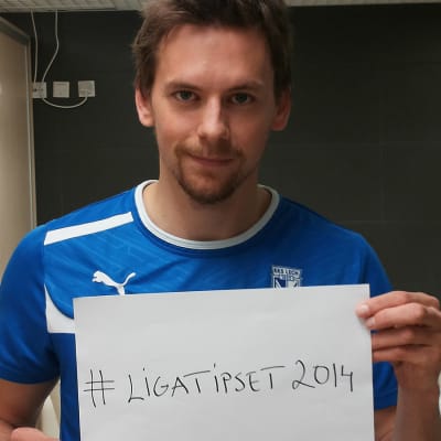 Kasper Hämäläinen är ambassadör för #ligatipset2014