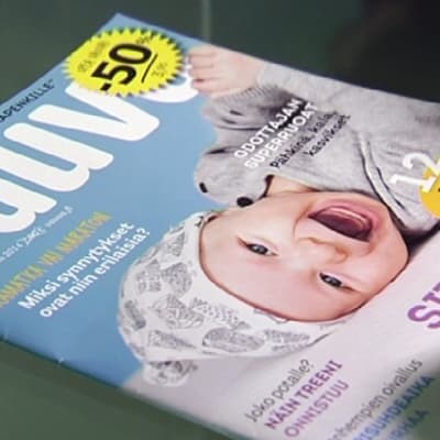 Mainostajat tietävät, että Vauva-lehden tilaaja on potentiaalinen lastentarvikkeiden ostaja.