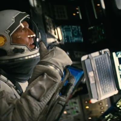 Matthew Mcconaughey i filmen Interstellar.