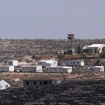 Israelisk bosättning på Västbanken.