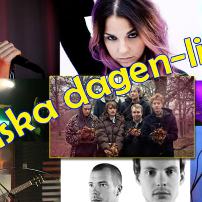 Några av artisterna på Radio X3Ms svenska dagen-lista