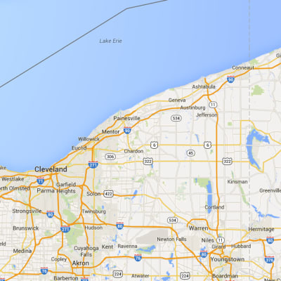 Cleveland på karta