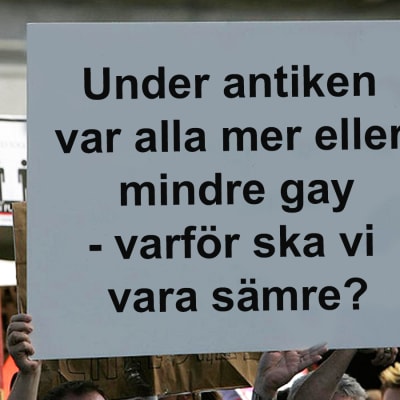 Under antiken var alla mer eller mindre gay - varför ska vi vara sämre?