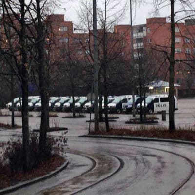 Polisbilar i rad