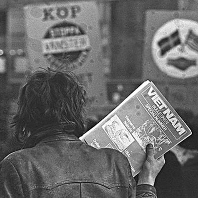 Vietnamdemostration på 1960-talet.