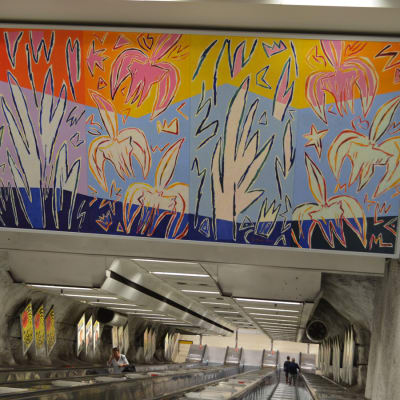 Konstverk i Kampens metrostation