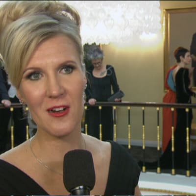 Sari Multala på Slottsbalen 2015.